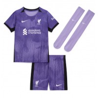 Liverpool Alexis Mac Allister #10 Replika babykläder Tredjeställ Barn 2023-24 Kortärmad (+ korta byxor)